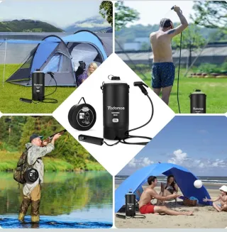 Ducha portátil Tadomoe 20L con bomba