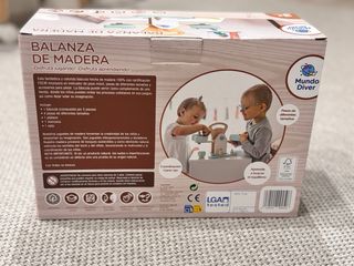 Balanza de Madera Juguete Mundo Diver