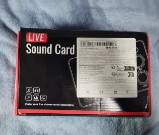Tarjeta de Sonido Live Sound Card