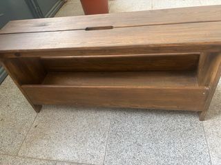 Conjunto entrada madera y forja