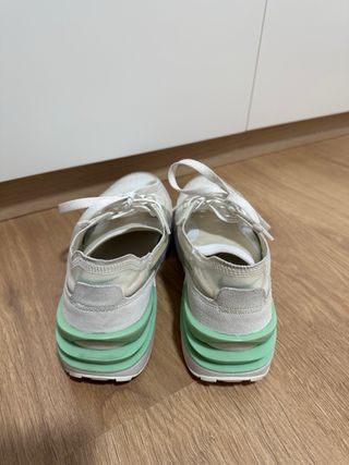 Zapatillas Nike Waffle One Verde/Blanco