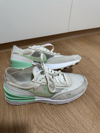 Zapatillas Nike Waffle One Verde/Blanco