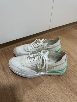 Zapatillas Nike Waffle One Verde/Blanco