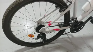 Bicicleta de Montaña Rockrider Blanca