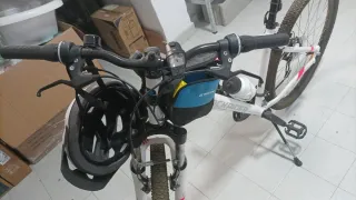 Bicicleta de Montaña Rockrider Blanca