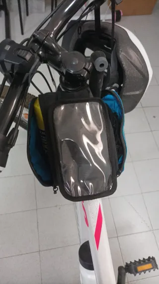 Bicicleta de Montaña Rockrider Blanca