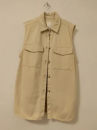 Chaleco H&M Beige Talla S