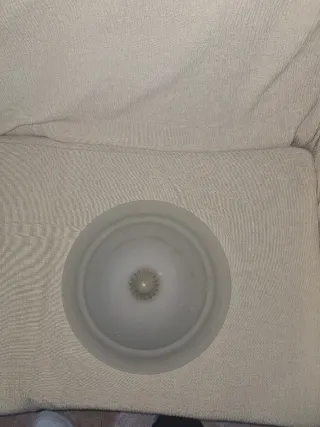 Lámpara elegante cristal y metal dorada