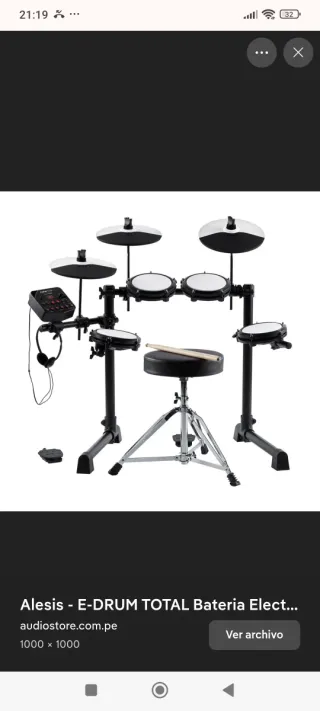 Batería Electrónica Alesis E-DRUM TOTAL