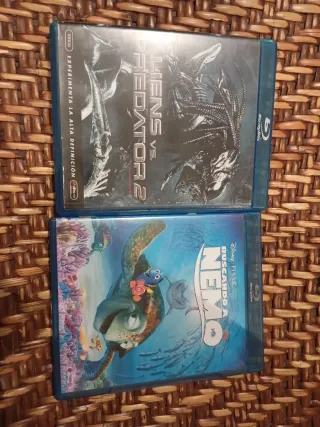 Blu-ray Buscando a Nemo y Aliens VS Predator 2