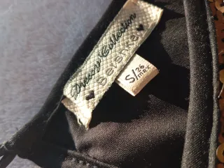 Vestido fiesta Bershka dorado Talla S