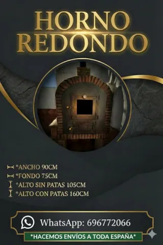 Horno de leña premium. Nuevo. Somos fabricantes.