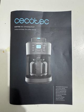 Cafetera Cecotec 66 Grind & Drop