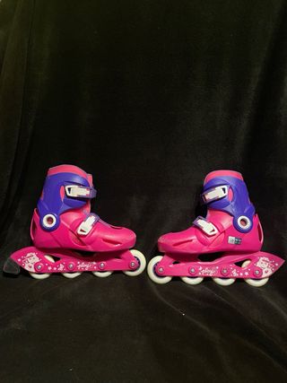 Patines Oxelo Play 3 Niños Rosa T. 32-34
