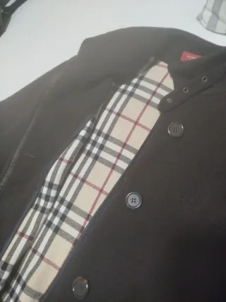 Abrigo Burberry Marrón Chocolate