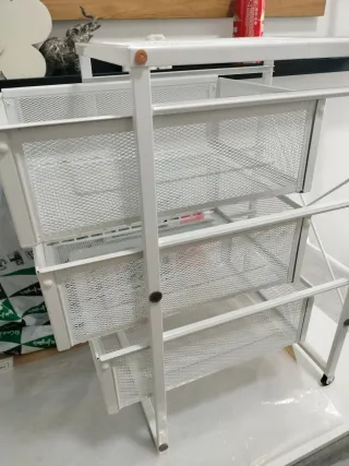 Cajonera Lennart Ikea Metal Blanca