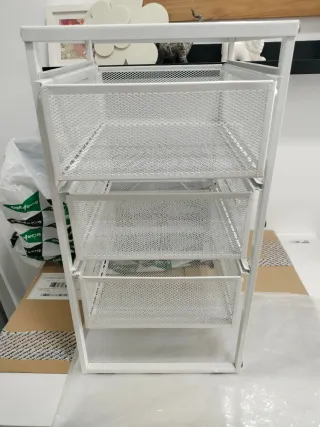 Cajonera Lennart Ikea Metal Blanca