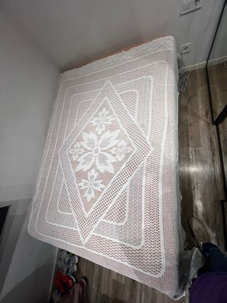 Colcha Ganchillo Artesanal - Hecha a Mano 238x210