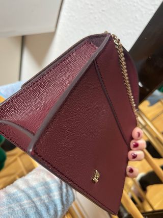 precioso bolso Purificación Garcia Púrpura y Do