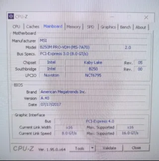 Pack Placa Base MSI B250M + CPU I5-7400 +Disipador