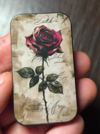 Caja metálica para cerillas