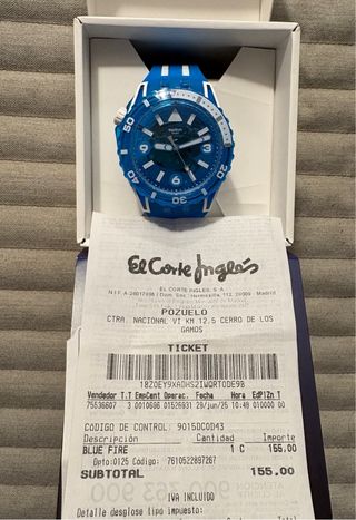 Reloj Swatch Scubaqua Azul Original
