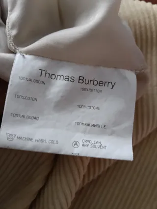 Falda Burberry Beige Vintage Original