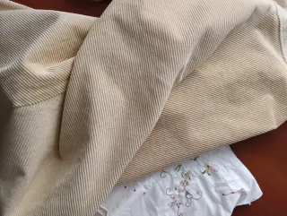 Falda Burberry Beige Vintage Original