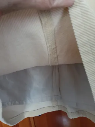 Falda Burberry Beige Vintage Original