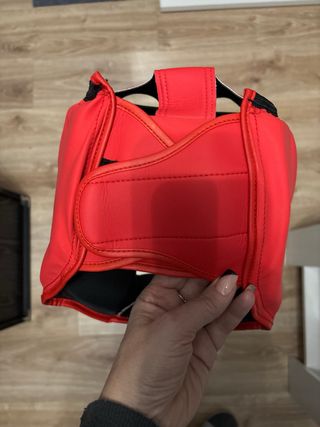 Gorro entrenamieentrenamie boxeo Wansda rojo T-L y