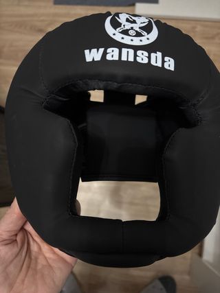 Gorro entrenamieentrenamie boxeo Wansda rojo T-L y