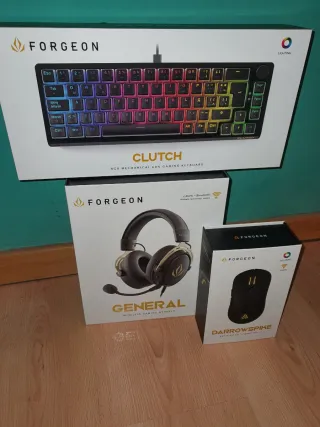 Pack Teclado, Ratón y Cascos Forgeon