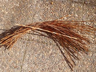 Base de mesa de centro de mimbre y bambú