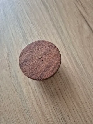 Porta incensi in legno e metallo