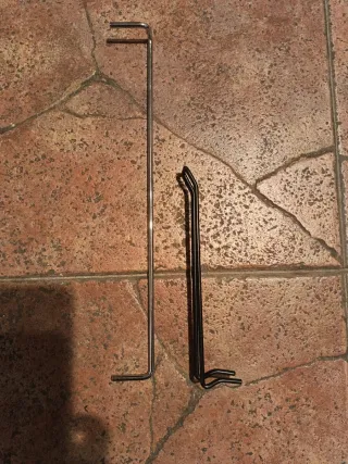 Lote 51 ganchos para panel o expositor tienda