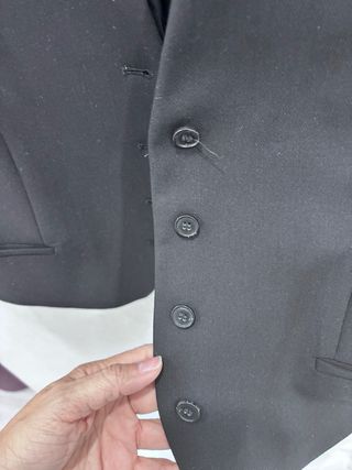 Chaleco Negro Zara Talla XL Mujer