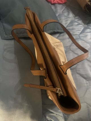 Bolso Grande Lona y Cuero