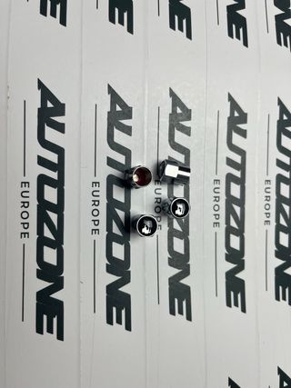 Tapones Volkswagen R Line grises válvula de rueda