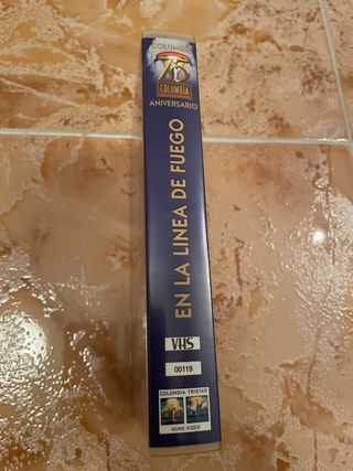 VHS En Línea de Fuego Clint Eastwood