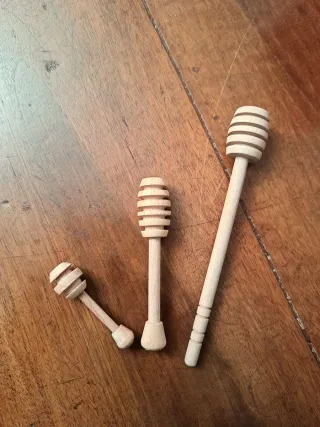 3 Cucchiai Miele Legno