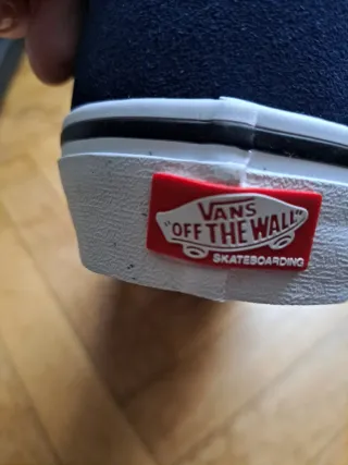 Zapatillas Vans Azules y Blancas