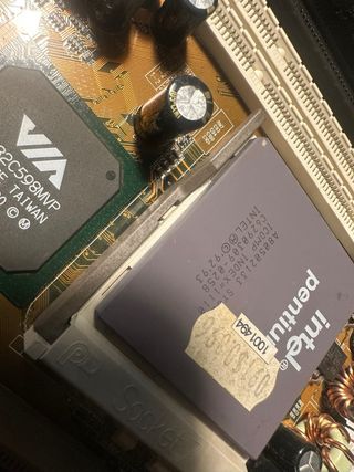 placa base super Socket 7 Pentium 133 chip vía