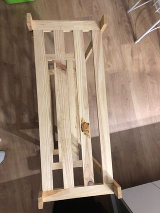 Estantería de madera 3 alturas 94x70x30