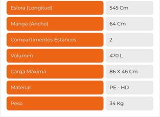 Kayak biplaza Rainbow Atlantis Expedition+Material