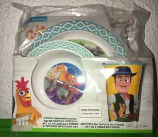 Set Vajilla Infantil 3 Piezas