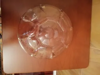 Centro de mesa de cristal tallado