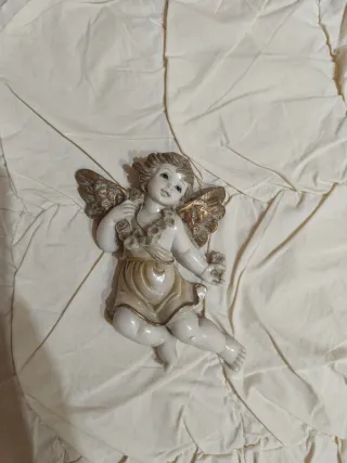 4 Figuras de Ángeles Cerámica