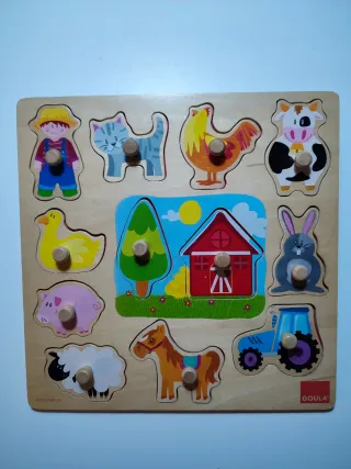 Puzzle Madera Granja Goula