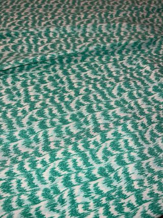 Falda larga verde con estampado