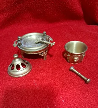 Lote 2 miniaturas bronce